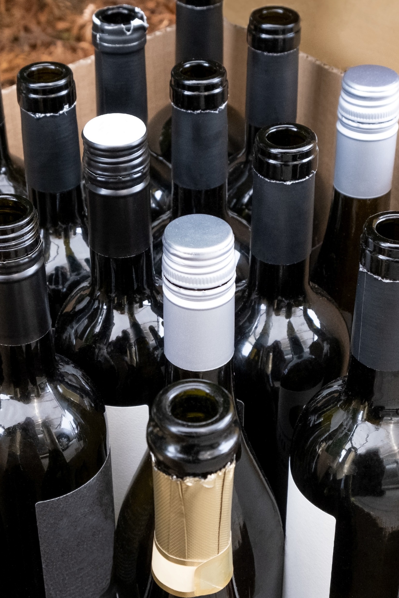 Empty Wine Bottles
